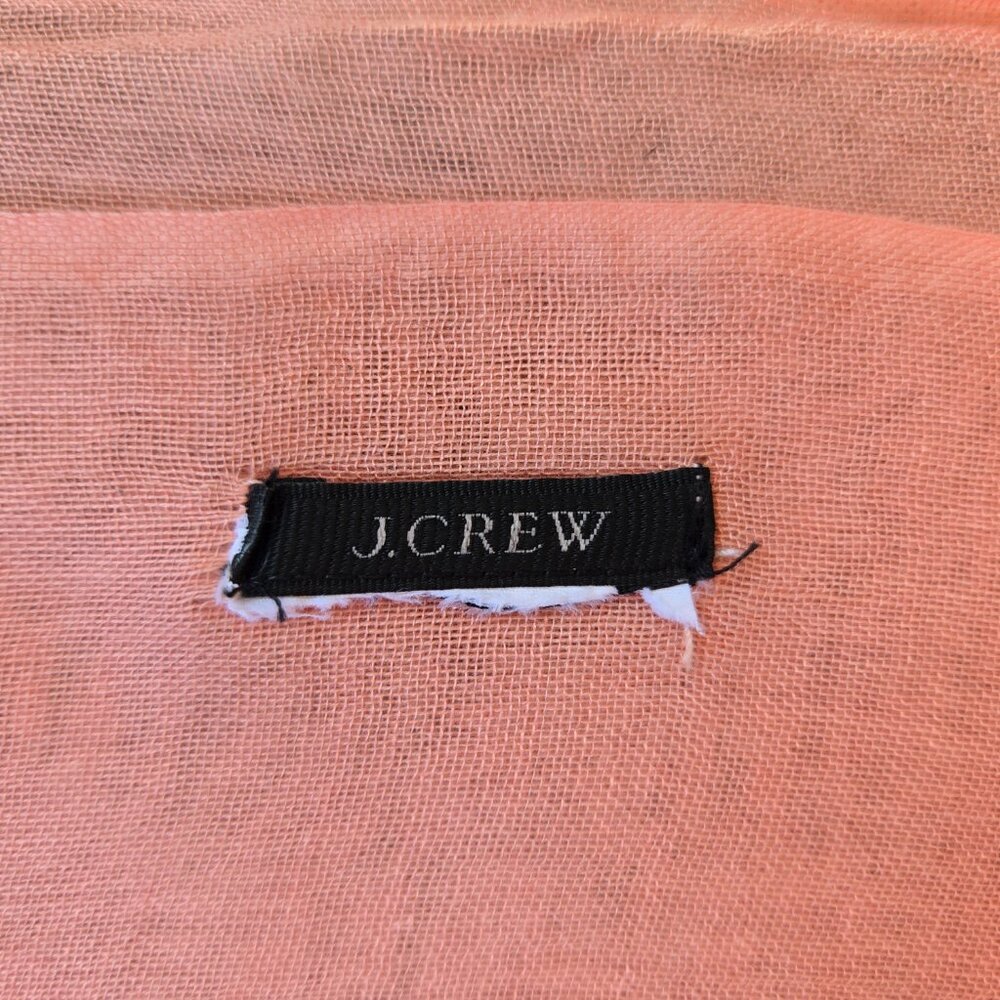 J. Crew Lightweight Silky Soft Scarf Pink - Picture 5 of 13